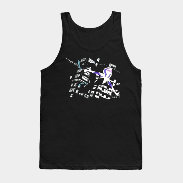 Night-Swinging Tank Top by Djnebulous